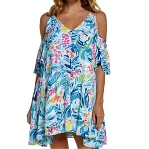 Lilly Pulitzer Bellamie Dress in Serene Blue Tippy Top Size XS